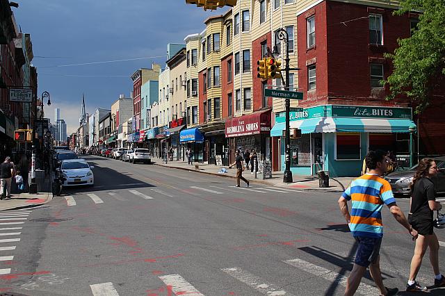 グリーンポイントの街並