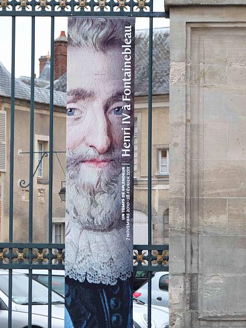 フランス王、アンリ4世の肖像。