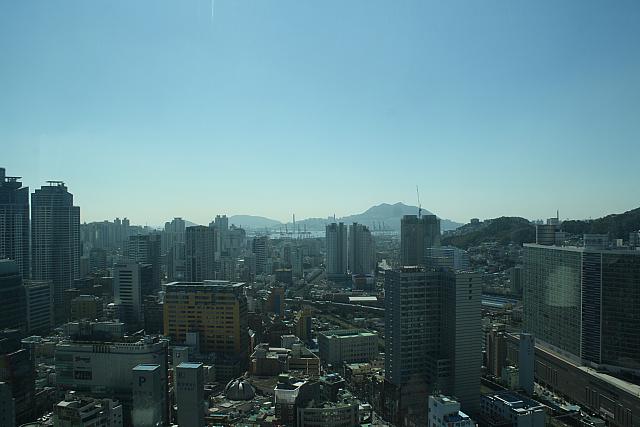 釜山港まで見渡せる最高の景色！