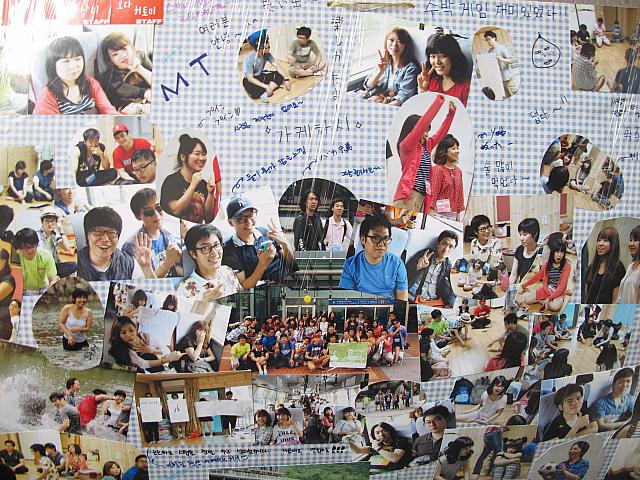 壁には写真がたくさん！！
