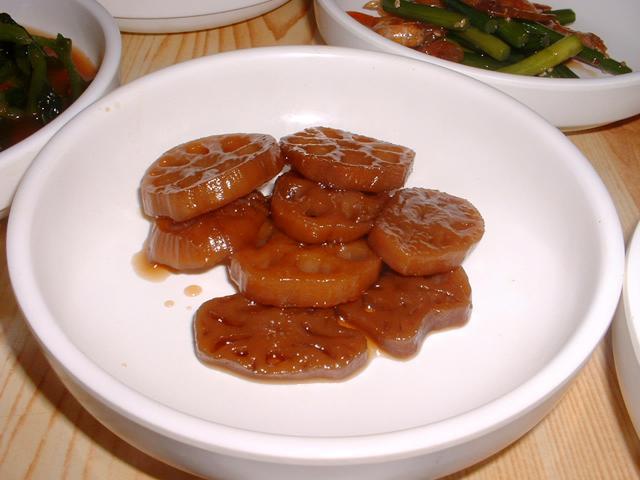 レンコンの甘煮