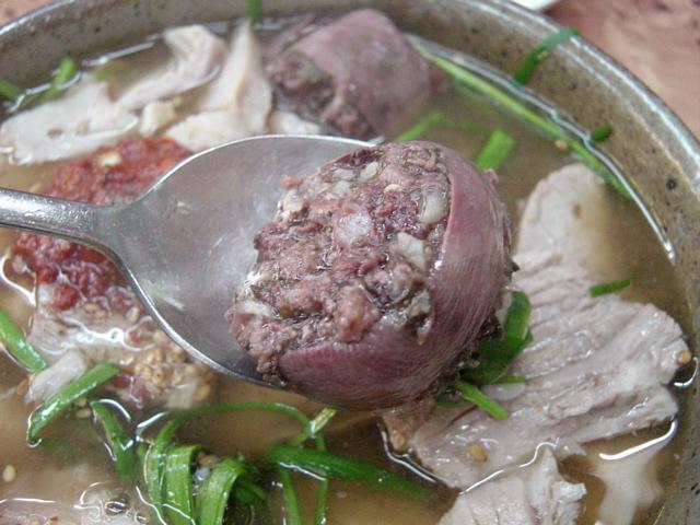 モチモチっとしたスンデ 