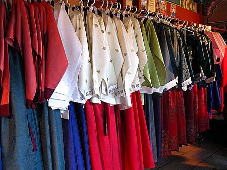 いろんな衣装がいっぱい！