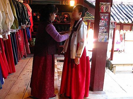 ういこがセレクトした衣装はもちろん「チャングム」＾＾
