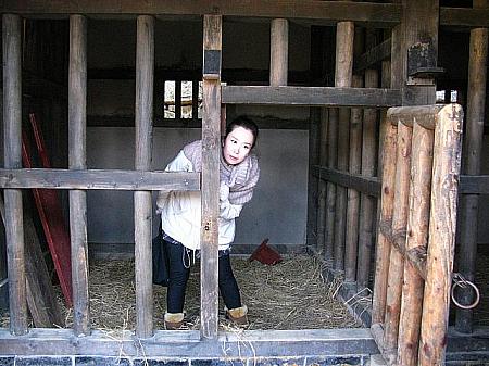 監獄・・・。セットでも怖かったです＾＾；
