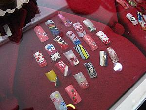 ネイルアート。どれも可愛いです＾＾