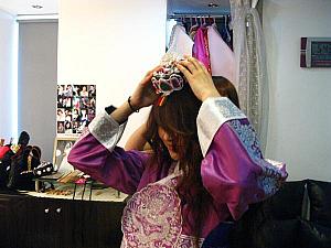 すごく豪華な韓服にうっとり♪