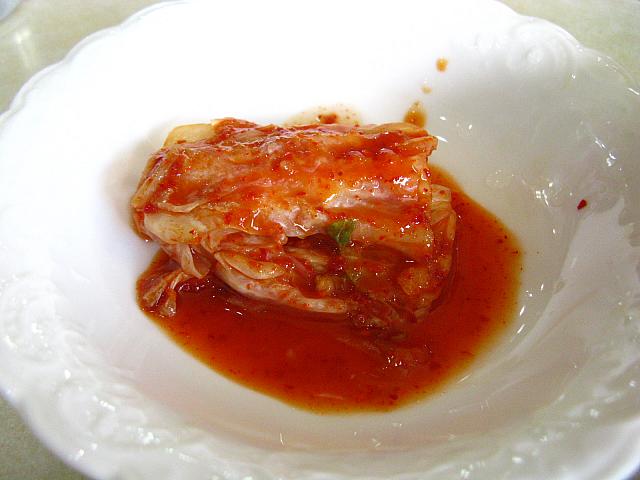 発酵した古漬けキムチ