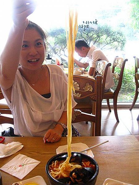 麺がどちらも長い！！