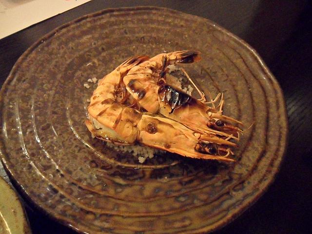海老の塩焼き