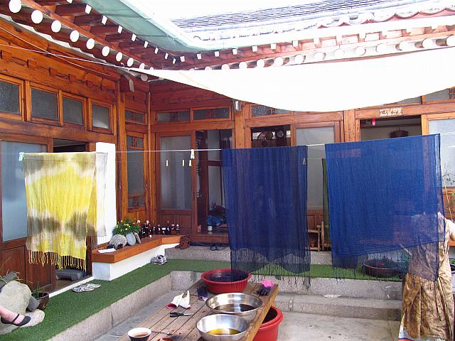 中庭の様子