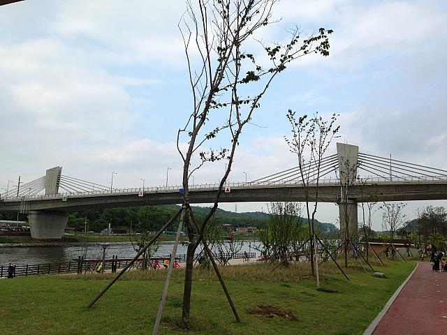 こちらの橋は「シチョン橋」