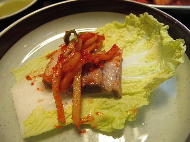 白菜と一緒にパクリ！