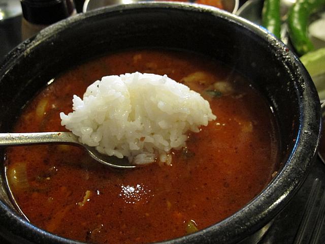 ご飯を入れてスンデクッパにして食べてもおいしい！