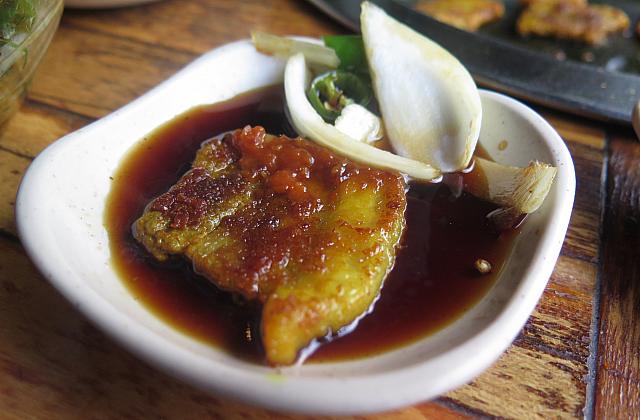 タレにつけて食べても