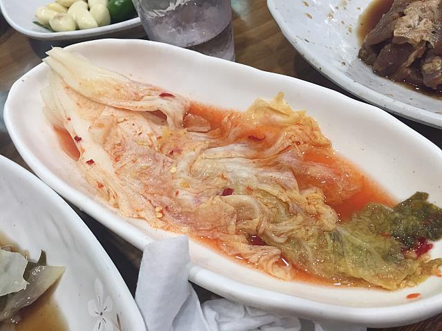 水キムチ。浅漬けでシャキシャキ感がおいしいですよ！