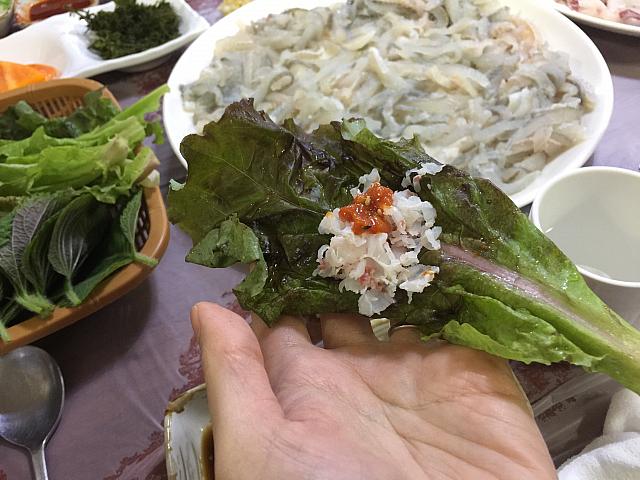 サンチュに包んで食べてもおいしい！