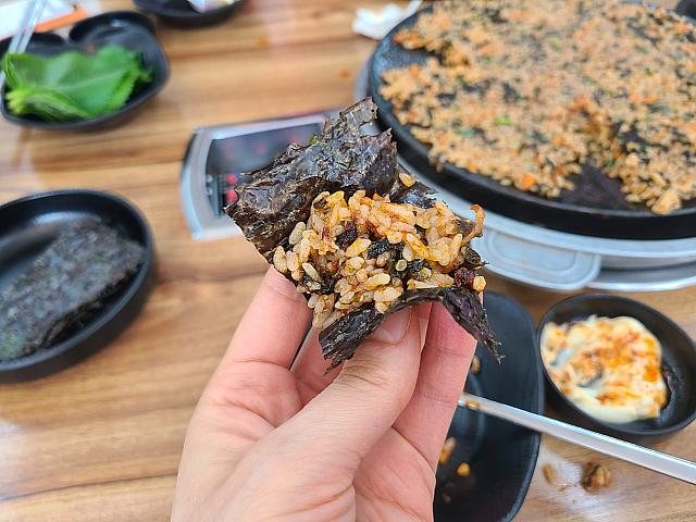 海苔に巻いて食べてみましょう！