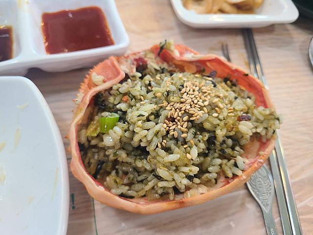 カニ味噌ご飯！
