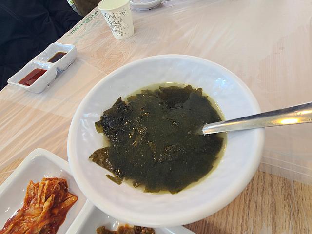 わかめスープ。