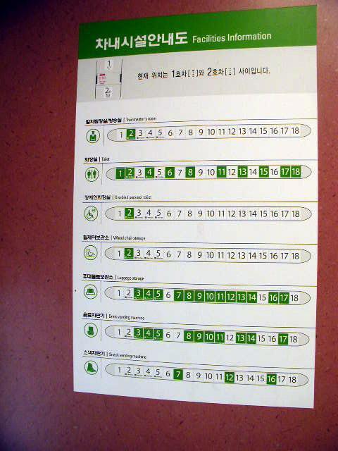 ＜車内案内図＞ 