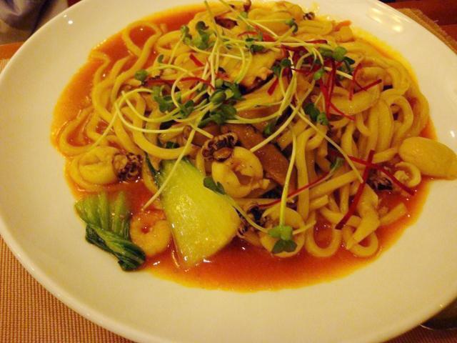 （辛い焼きうどん）