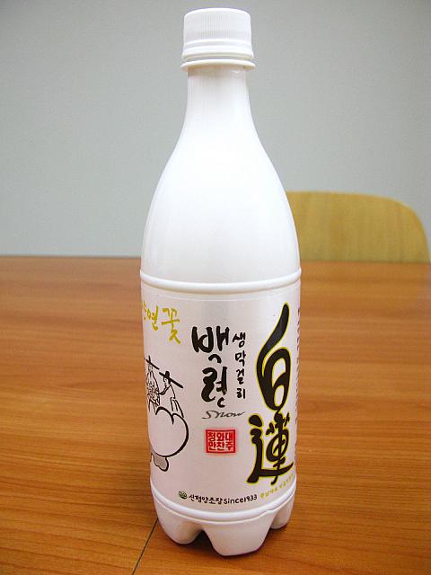 韓国人スタッフ人気No.１！（同点）<BR>新平醸造所 白蓮 生マッコリ