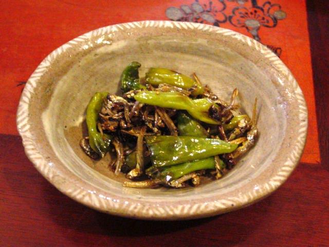 ジャコの唐辛子炒め