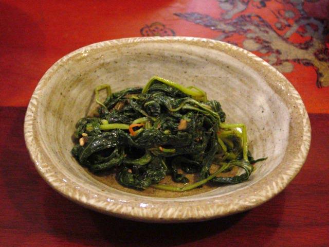 ゴマの葉のナムル