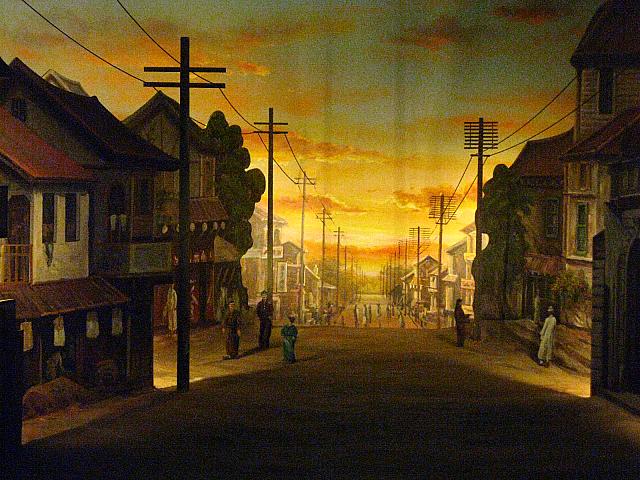 映画「３丁目の夕日」みたいなフォトゾーンです。３丁目よりはるか昔の時代ですが。