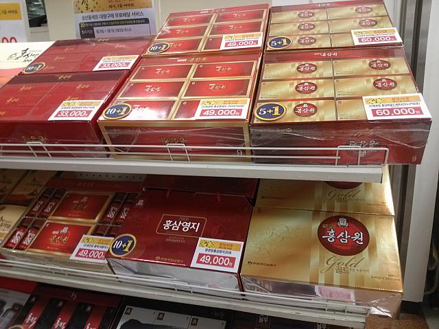 毎年人気という高麗人参商品。