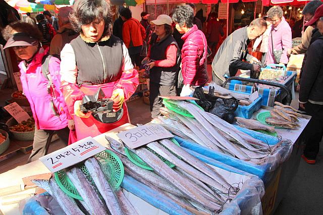 カルチ（太刀魚）は韓国では、日本以上に大衆的な魚なんです