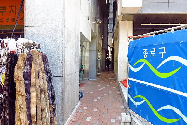 ちゃんと路地がありました！
