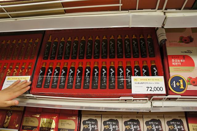 高麗人参のセットはいつも人気！