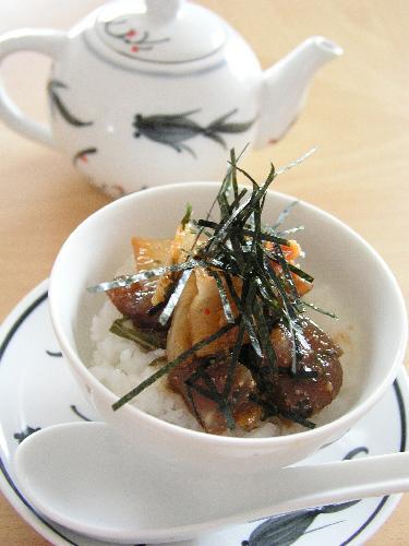まぐろキムチ茶漬け