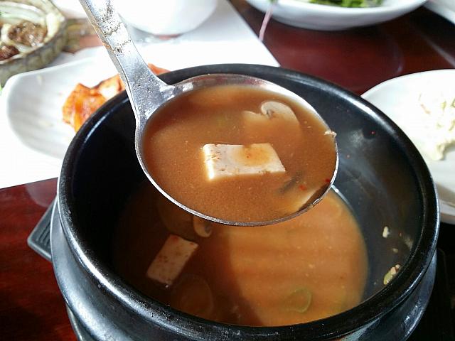 味噌汁もちょうどよい塩気