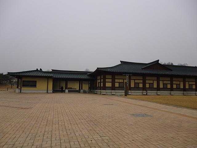 定林寺址博物館が見えてきました