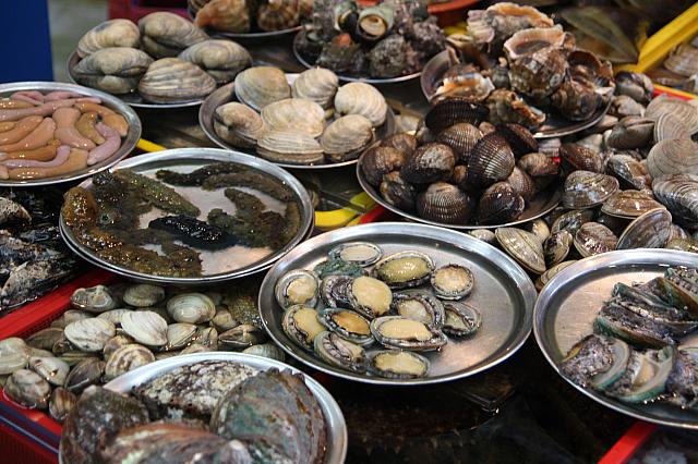 貝類もおいしそう♪