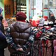 写真で見る釜山のファッションチェック！【２０１５年１１月】 冬の服装 流行 プサンっ子 釜山ファッション 帽子 マフラー 屋台 ナンポドン南浦洞