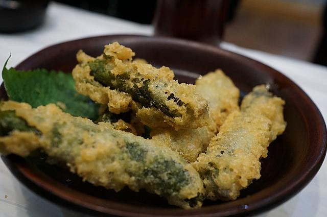 どじょうの天ぷら、美味！