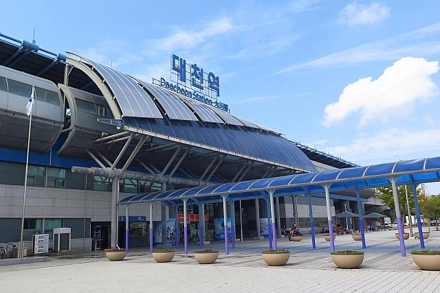 保寧市の国鉄駅、大川駅
