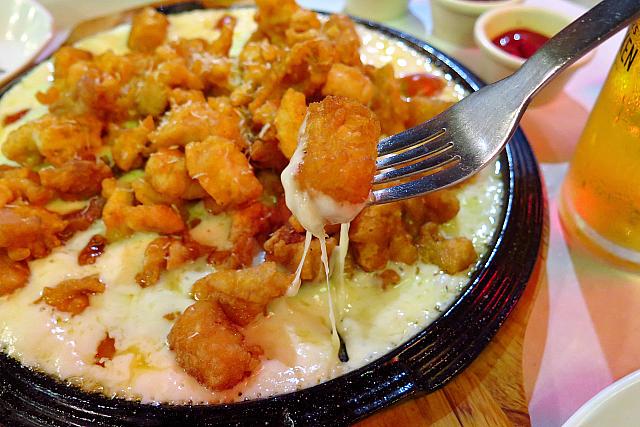 チジュエポンダッ/チーズフォンデュチキン（18,000ウォン）＠チャーリースチキン