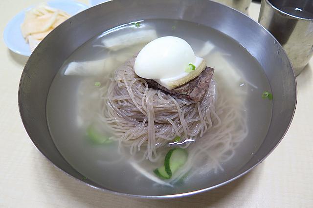 水冷麺（11,000ウォン）＠平壌麺屋