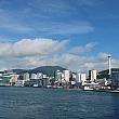 影島大橋からの景色～！釜山タワーやチャガルチ市場が見えます。