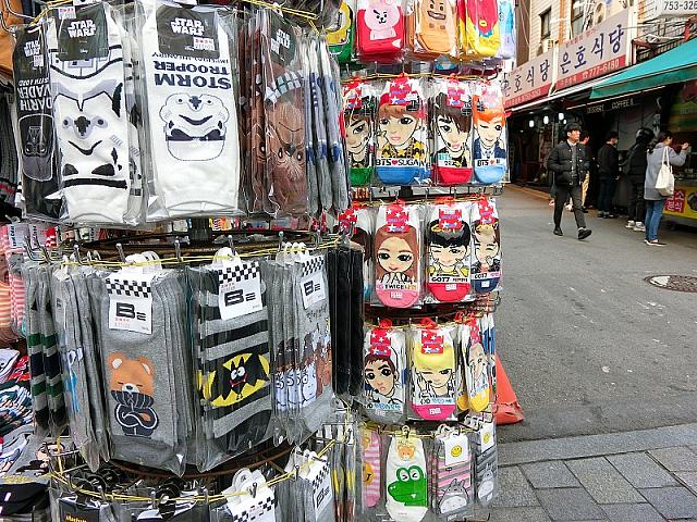 南大門市場靴下屋人気はk-pop
