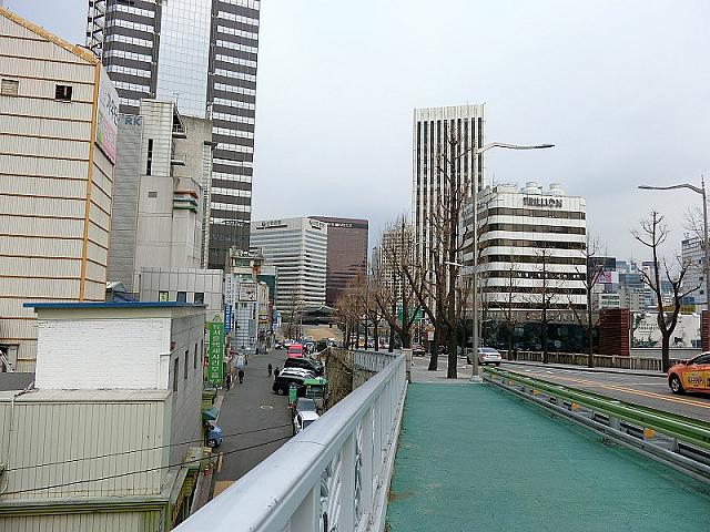 歩いていると自然にこの道に