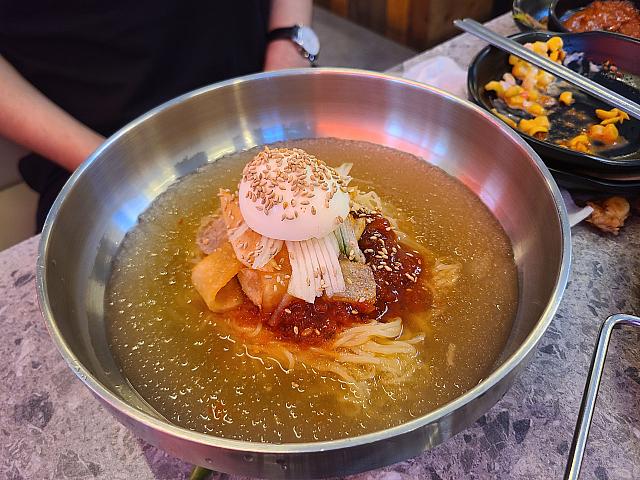 食後にはミルミョン！