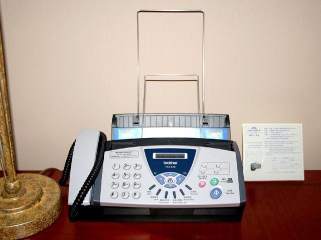 FAXも付いています。