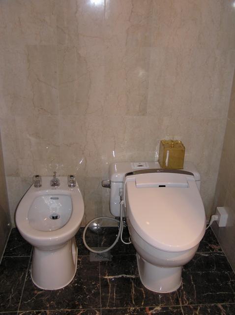 マスターベッドのトイレはウオシュレット付。 