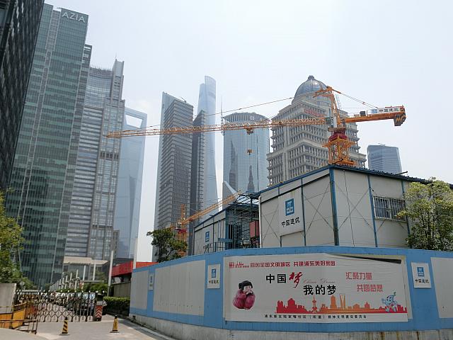 工事中のスペースが多数